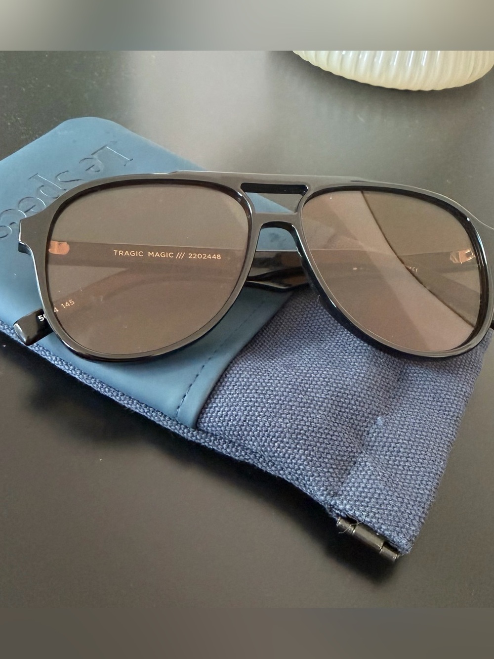 Women’s Le Specs Brown Aviator Sunglasses